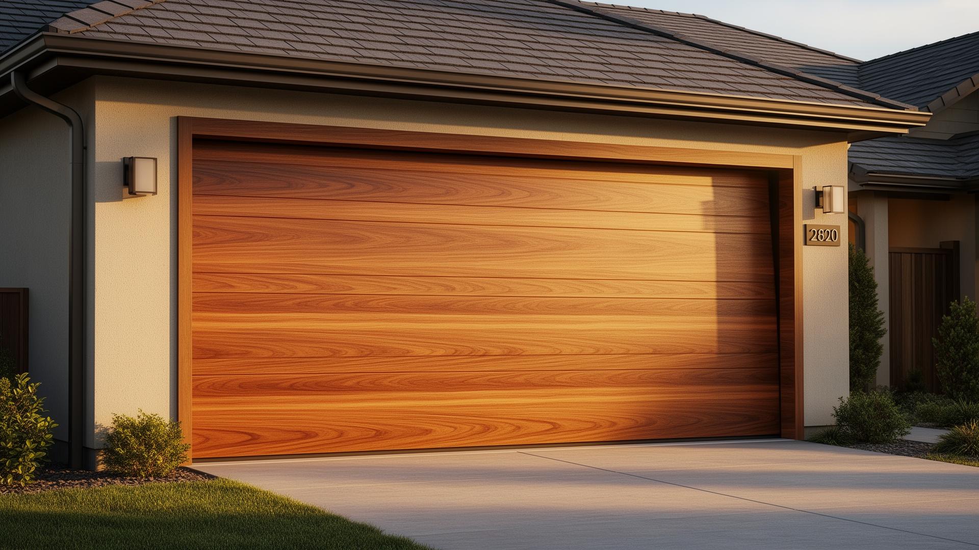 Modern garage door installation by Garage Door Conway - professional technicians installing a new garage door